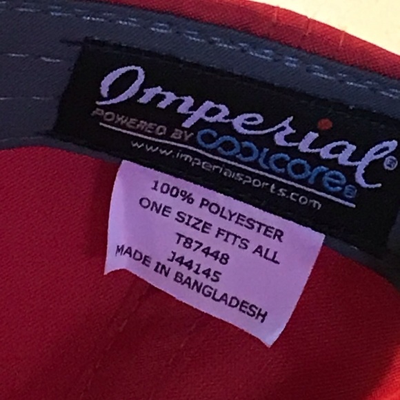 Imperial Cool Core Pinehurst Red Golf Cap - Picture 7 of 15